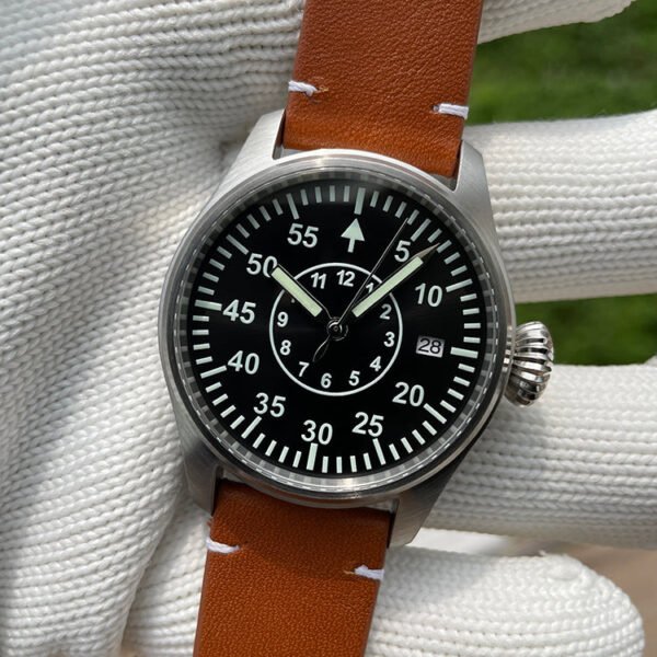 Steeldive SD1928T Type B Pilot Watch - Onion Crown - Image 12