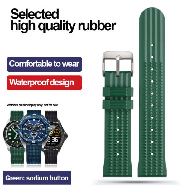 ★Special Offer★ High Quality Waffle Rubber Watch Band - Image 8