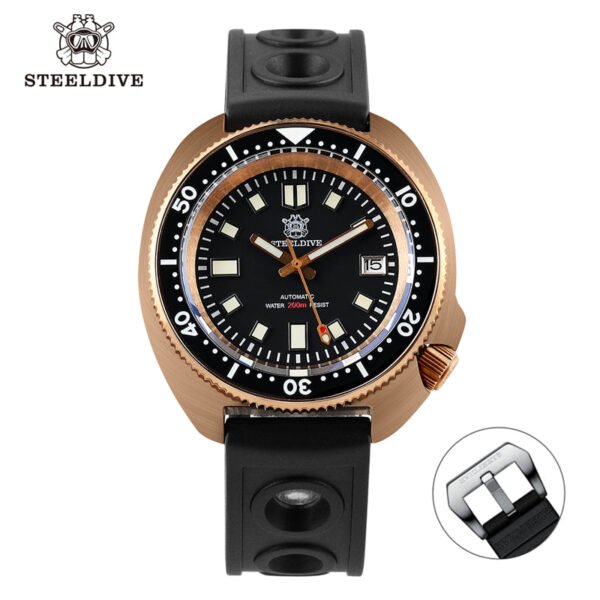 ★Welcome Deal★Steeldive SD1970S Bronze 6105 Turtle Diving Watch V2 - Image 7