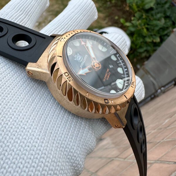 Steeldive SD1982S Cusn8 Bronze 46.5MM 25000M Diver Watch - Image 7