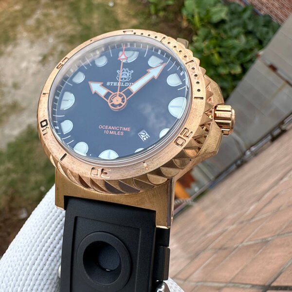 Steeldive SD1982S Cusn8 Bronze 46.5MM 25000M Diver Watch - Image 5