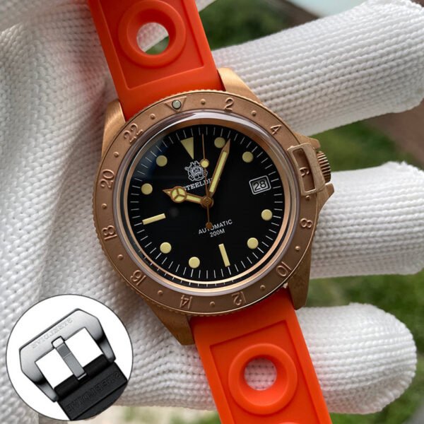 STEELDIVE SD1966S Top Hat Sapphire Bronze Watch V2 - Image 19