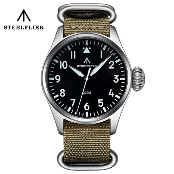Steeldive SF743 43mm Big Pilot Quartz Watch - Image 3