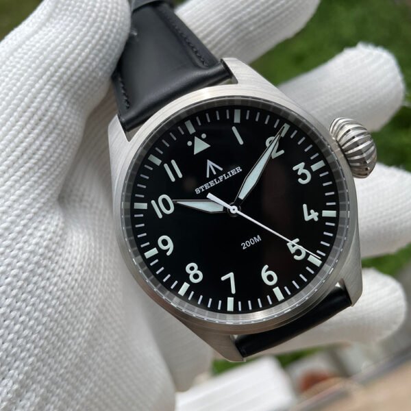Steeldive SF743 43mm Big Pilot Quartz Watch - Image 7