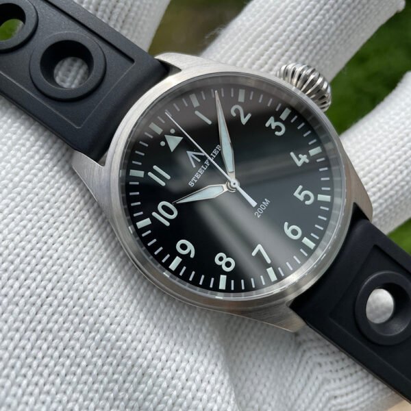 Steeldive SF743 43mm Big Pilot Quartz Watch - Image 8