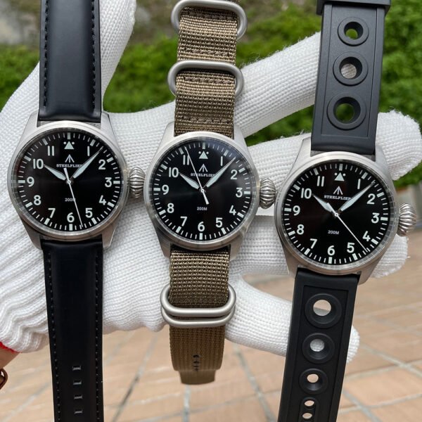 Steeldive SF743 43mm Big Pilot Quartz Watch - Image 9