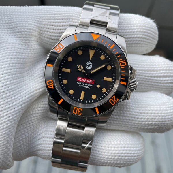 ★Welcome Deal★Steelflier SF754VC Orange Sub Automatic Watch V2
