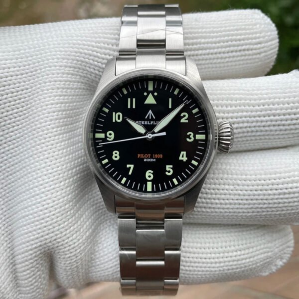 Steelflier 39mm VH31 Quartz Pilot Watch SF740 - Image 10