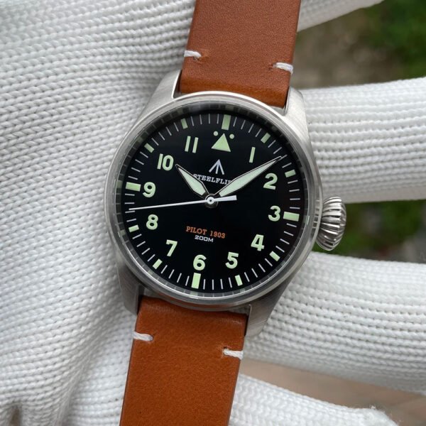 Steelflier 39mm VH31 Quartz Pilot Watch SF740 - Image 11