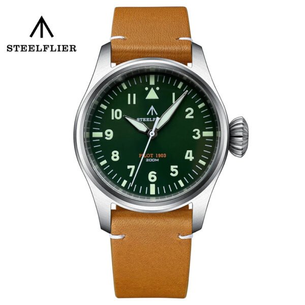 Steelflier 39mm VH31 Quartz Pilot Watch SF740 - Image 24