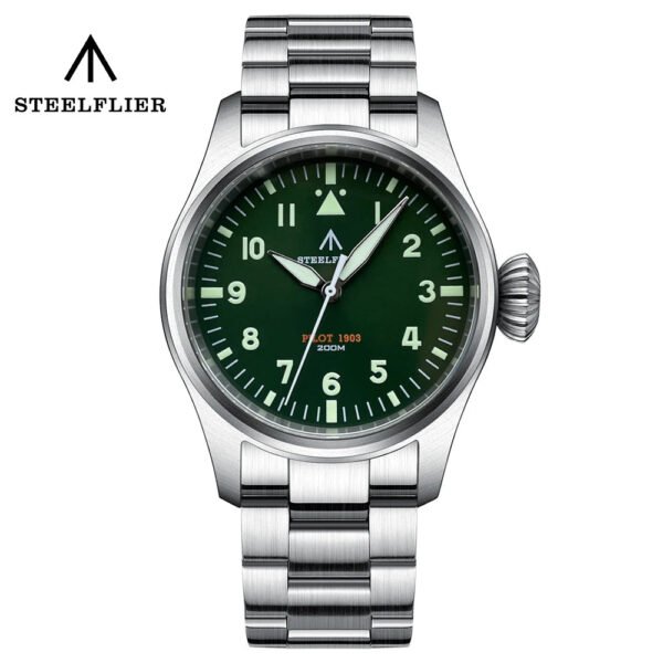 Steelflier 39mm VH31 Quartz Pilot Watch SF740 - Image 28