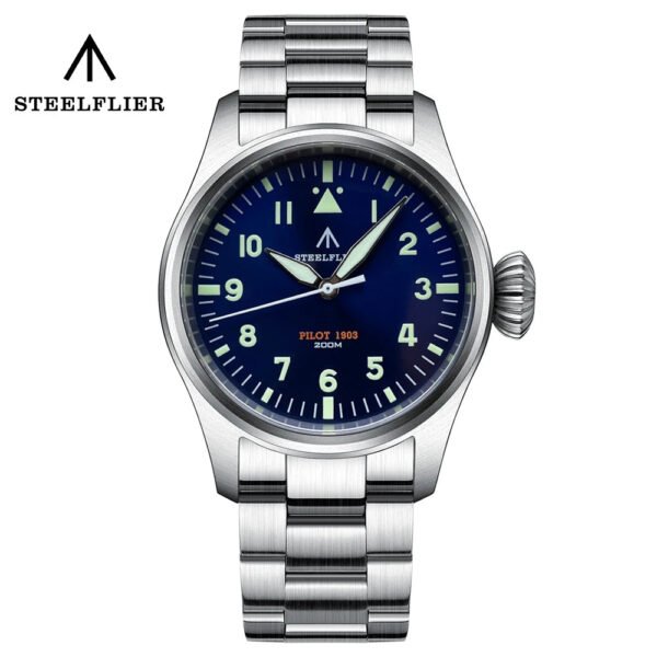 Steelflier 39mm VH31 Quartz Pilot Watch SF740 - Image 2