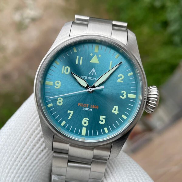 Steelflier 39mm VH31 Quartz Pilot Watch SF740 - Image 6