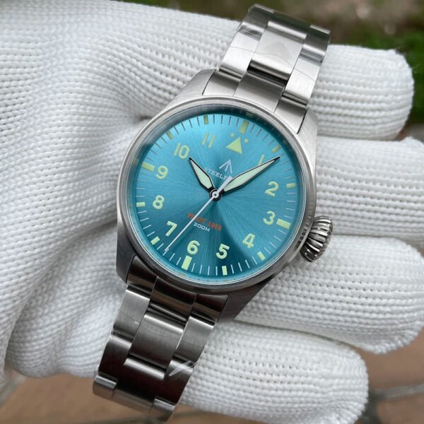 Steelflier 39mm VH31 Quartz Pilot Watch SF740 - Image 8