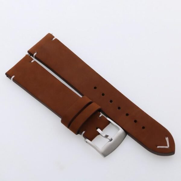 Frosted Leather Watch Strap Watch Band - Image 6