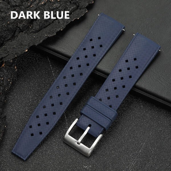 Premium-Grade Tropical FKM Rubber Watch Strap - Image 9