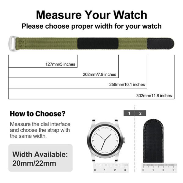 Soft Nylon Self-adhesive Watchband - Image 6